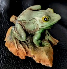 Frosch Froschfigur Handbemalt Made in Italy