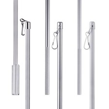 Schleuderstab Aluminium Gardinenstab für Gardinen Vorhänge Zugstange Bedienstab