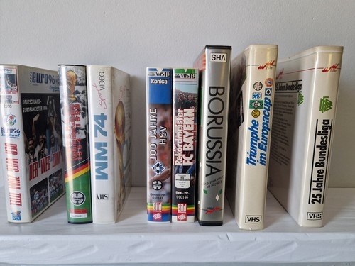 Fussball vhs cassetten - vhs,
