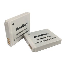 TWO BATTERIES for Canon NB-6L