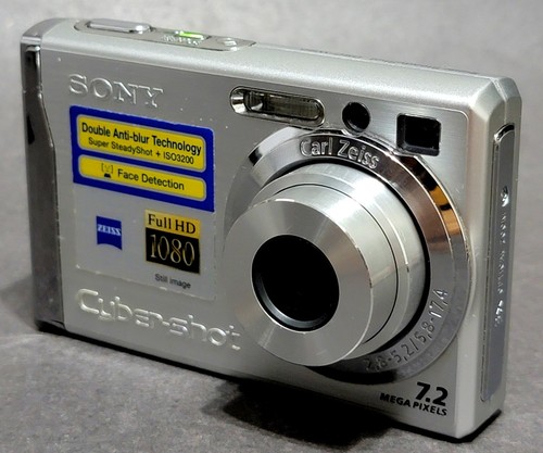 Sony cyber shot dsc - cyber-shot, 7.2mp