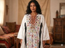 Vintage handbesticktes Siwa