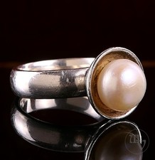 Vintage Ring Ding Silberring