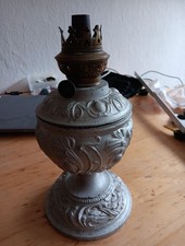 Sehr Dekorative Alte Öllampe Antike Petroleumleuchte  ohne Lampenschirm