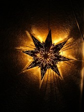 Mini Luxe Metall - beleuchteter Weihnachtsstern