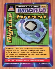 Green Digivice # Bo-97 Bandai Digimon Game Cards SERIE 2 EN Mint Vintage
