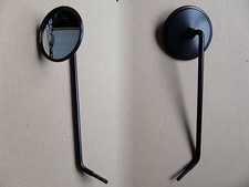  Universal Spiegel rechts schwarz matt Mirror back right Moped Mofa Mokick