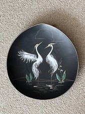 Ruscha Wandteller mit Reihern