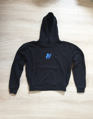 Papillon hoodie schwarz - le,