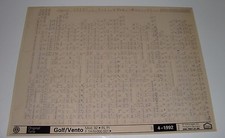 Microfich Ersatzteilkatalog VW Golf 3 III Typ 1H / Vento ab Baujahr 1992