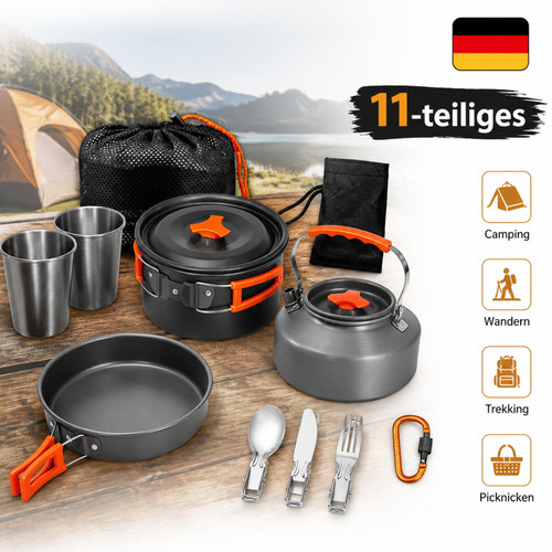 Camping geschirr set - geschirr,