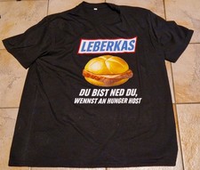 fun t shirt spaßshirt herren leberkas plus größe 3XL Neu