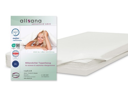 Allsana matratzen topper bezug - allsana, matratzen-topper-bezug