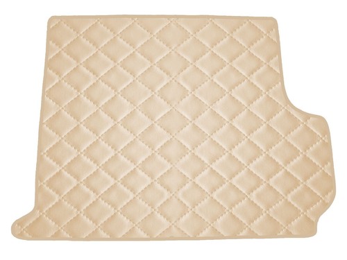 Beige gestepptes kunstleder - gestepptes,