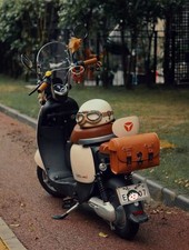 Motorrad Tasche Kunstleder