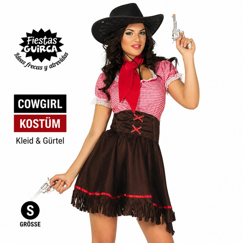 Cowgirl kostüm damen s - cowgirl,