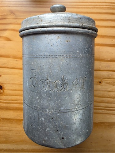 Vintage antike alte alu zucker - alu,
