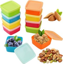 10er-Set Kunststoff Gefrierdosen Klein, Aufbewahrungsbox, Kleine Snack-Aufbewahr