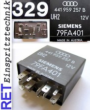 Relais Nr 329 SIEMENS UH2 79FA401 VAG 441959257B Fensterheber original 