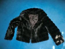 WEBPELZ JACKE  42 BRAUN SCHWARZ