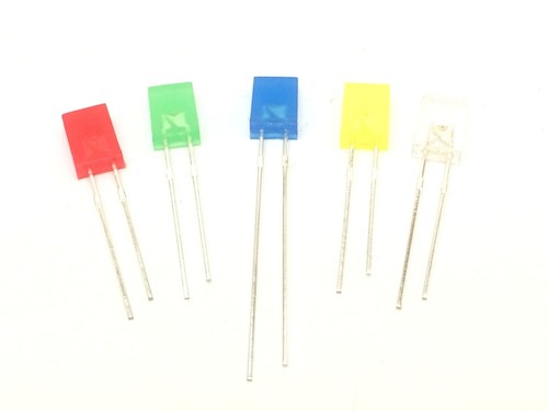 Led rechteckig 5x2x7mm - 5x,