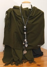 Schal xxl 100 wolle dunkel - 100%,
