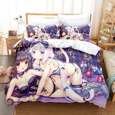 3D Sexy Manga Bettwäsche Set