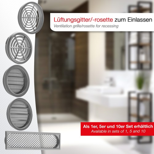 10x lüftungsabdeckung - 1-10x,