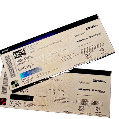 Tickets pop rock konzert - tickets,