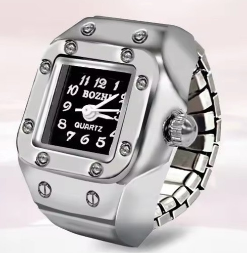 Trendy uhr quarzuhr als ring - trendy,
