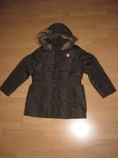WHITE SEASON schöne Damen Jacke Gr.42 Mantel Parka Braun Daunen
