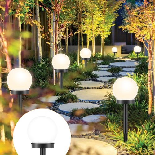 4er led solar gartenleuchte - led,