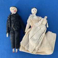 Antike Grodnertal Holzklammer