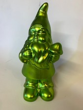 1 Gartenzwerg Keramik Grün