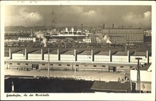 Ak Gdynia Gotenhafen Pommern, An der Markthalle - 4085644