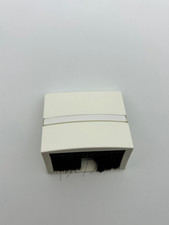 Gira Abdeckung Datenhaube mit Klappe Beschriftung für Standard alt reinweiß