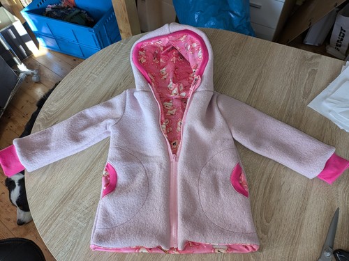 Walkjacke handmade mädchen - walkjacke,