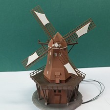 Kibri N 7301/37301 Windmühle im Lemkenhafen mit elektr. Antrieb, fertig gebaut