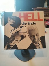 Ärzte Hell Original Autogramm Bela B.  CD Album