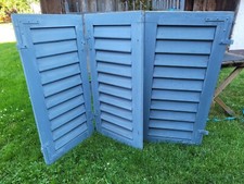 Fensterladen - Holz - gebraucht - Höhe 119 cm, Breite 59 cm