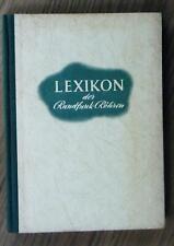 Wiegner Lexikon der Rundfunkröhren Fachbuch Röhrentechnik Röhren Funk 1950