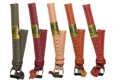 14 mm Extra-lang LEDER-UHRENARMBAND bunte modische Farben Diloy TORO Spanien