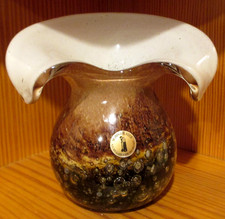 Glas Vase Kragenvase