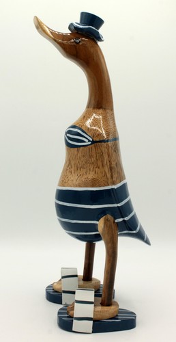 Ente aus holz mit - ente,
