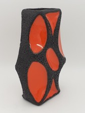 Roth Keramik Vase , Germany , 70er , fat lava , vintage , 26 cm