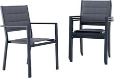 4 Pack Patio-Essstühlen aus