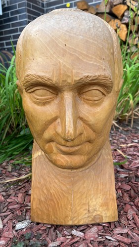 Alte holz büste - holz, kopf