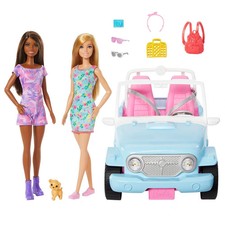 Barbie Jeep mit Puppen &