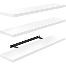 Wandregal Holz 60cm weiß
