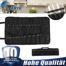 Koch Messertasche Rolltasche Küchenmesser Aufbewahrung Messerkoffer Oxford Stoff